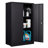 Adjustable Height Dividers Folding Filing Locker, Handle Locks, Spring Loaded Door Storage Cabinet, Locking Doors,-1275916789