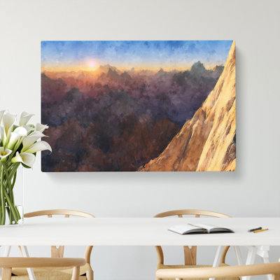 Mountain Sunrise - Wrapped Canvas Print