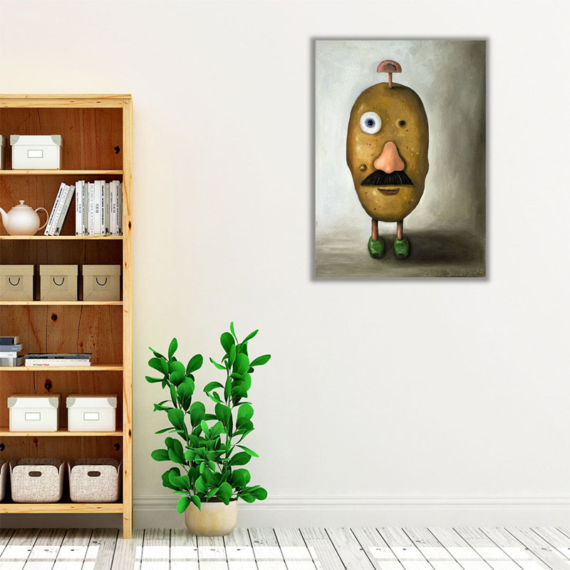Misfit Potato 2 - reproduction d'art sur toile, H 24 po x l 18 po