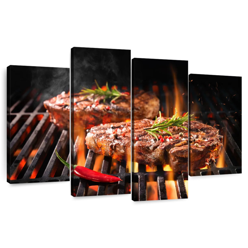 Yarlin Sizzling Beef Steaks, 32" H x 52" W