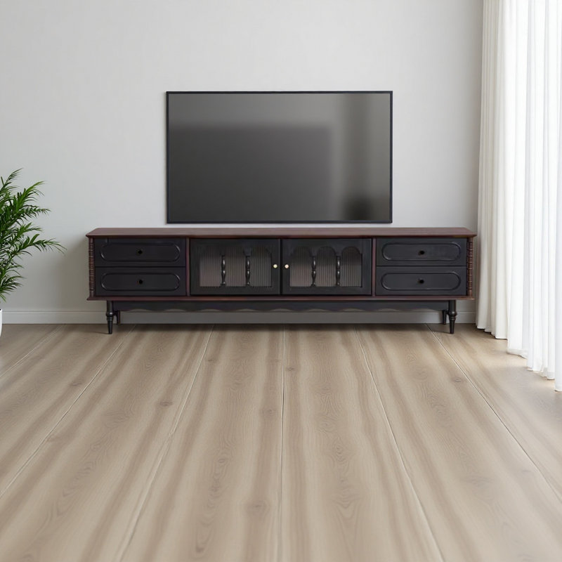 Meuble télé Rustic, H 22,44 po x L 70,86 po x l 15,74 po