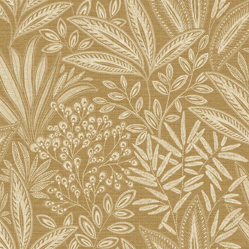 Cliffo 10.5m x 52cm Textured Non-Pasted Wallpaper Roll, Orange