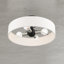 Plafonnier semi-encastré 14 po Ashtun-324386136