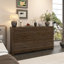 Commode à neuf tiroirs de style rustique-655417053