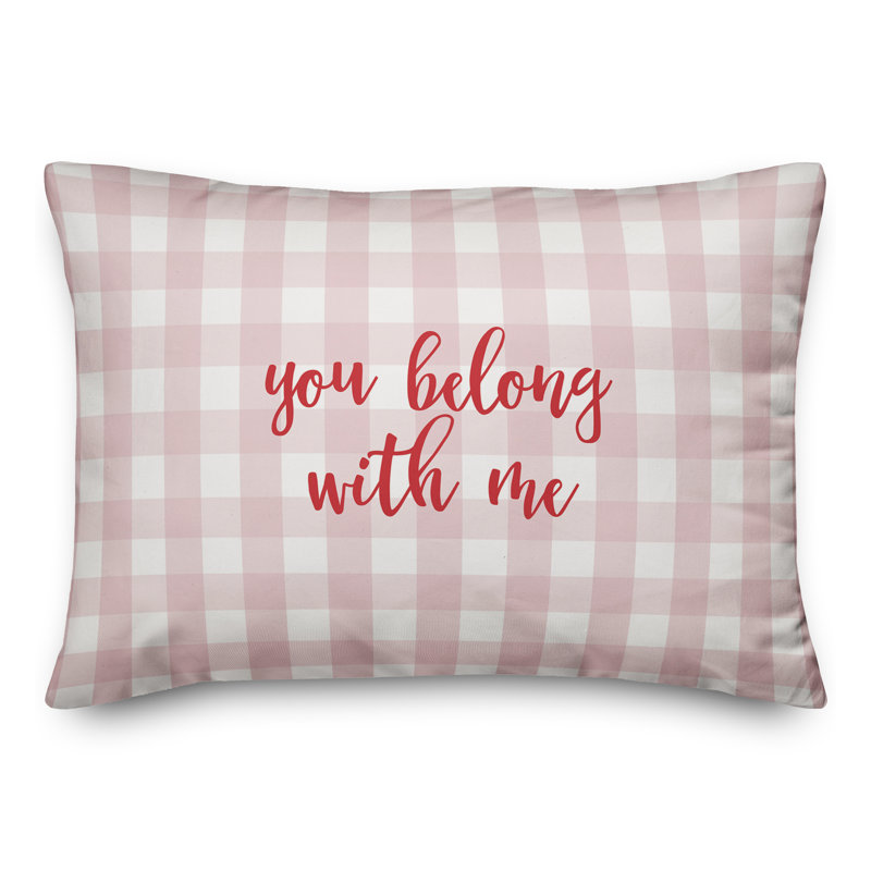  Coussin You Youong With Me, Rouge / rose