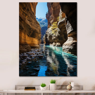 «Canyon Unveiling Majesty II», reproduction d'art mural paysage et nature