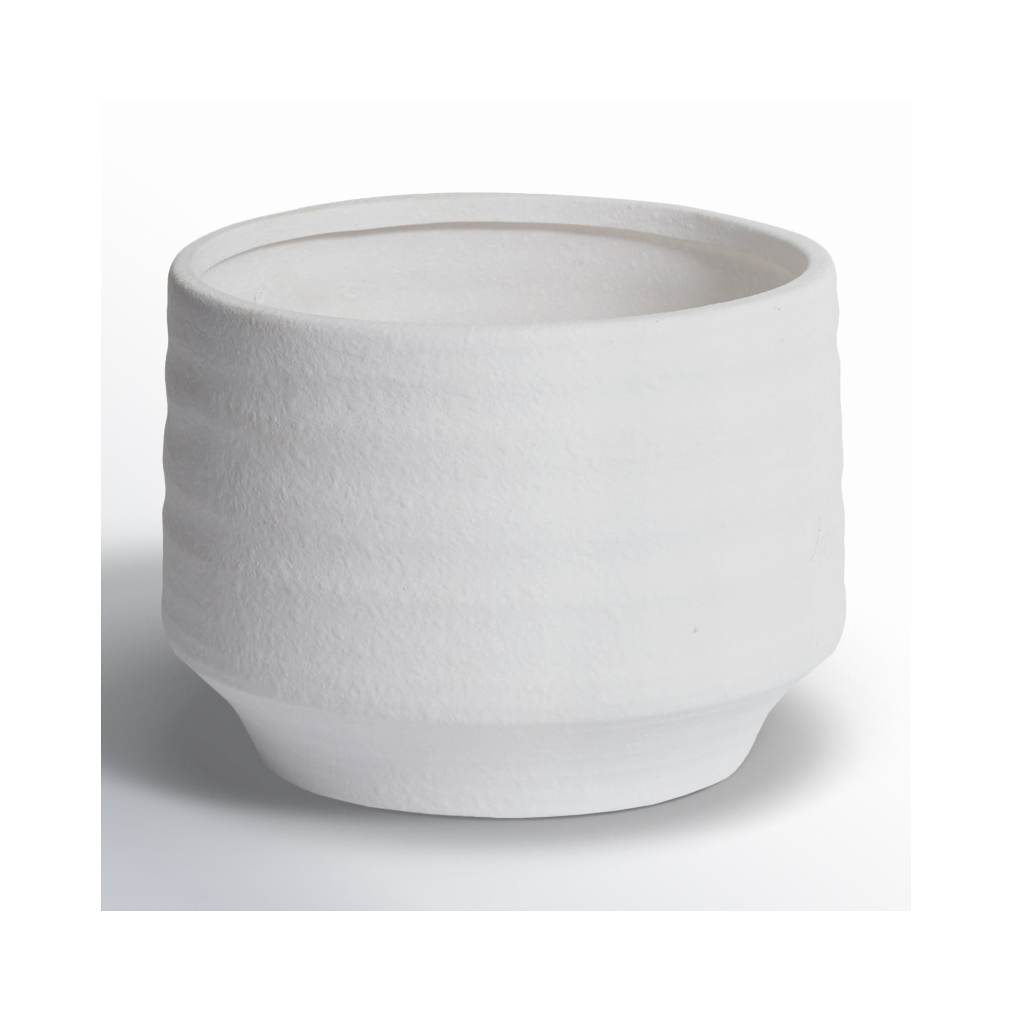 Canella Handmade Concrete Pot Planter, 6" H x 7.5" W x 7.5" D