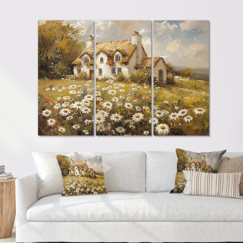 - Ensemble d'art mural campagne, H 28 po x l 36 po x P 1 po, Canevas