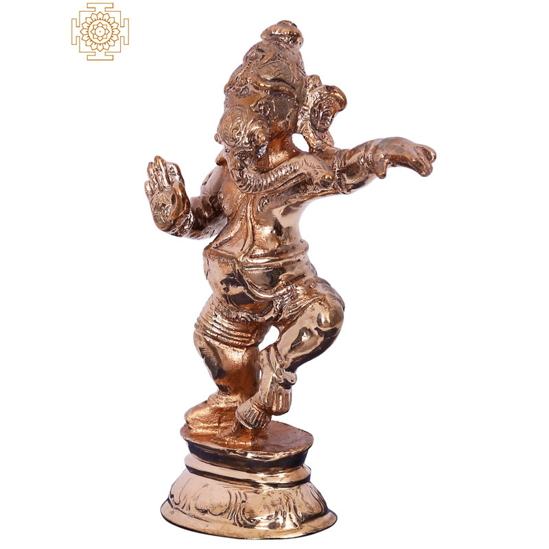 Petite figurine Ganesha Madhuchista Vidhana dansante