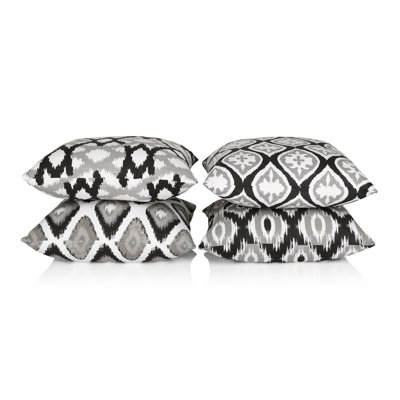 Loyd Ikat Square Throw Cushion Cover