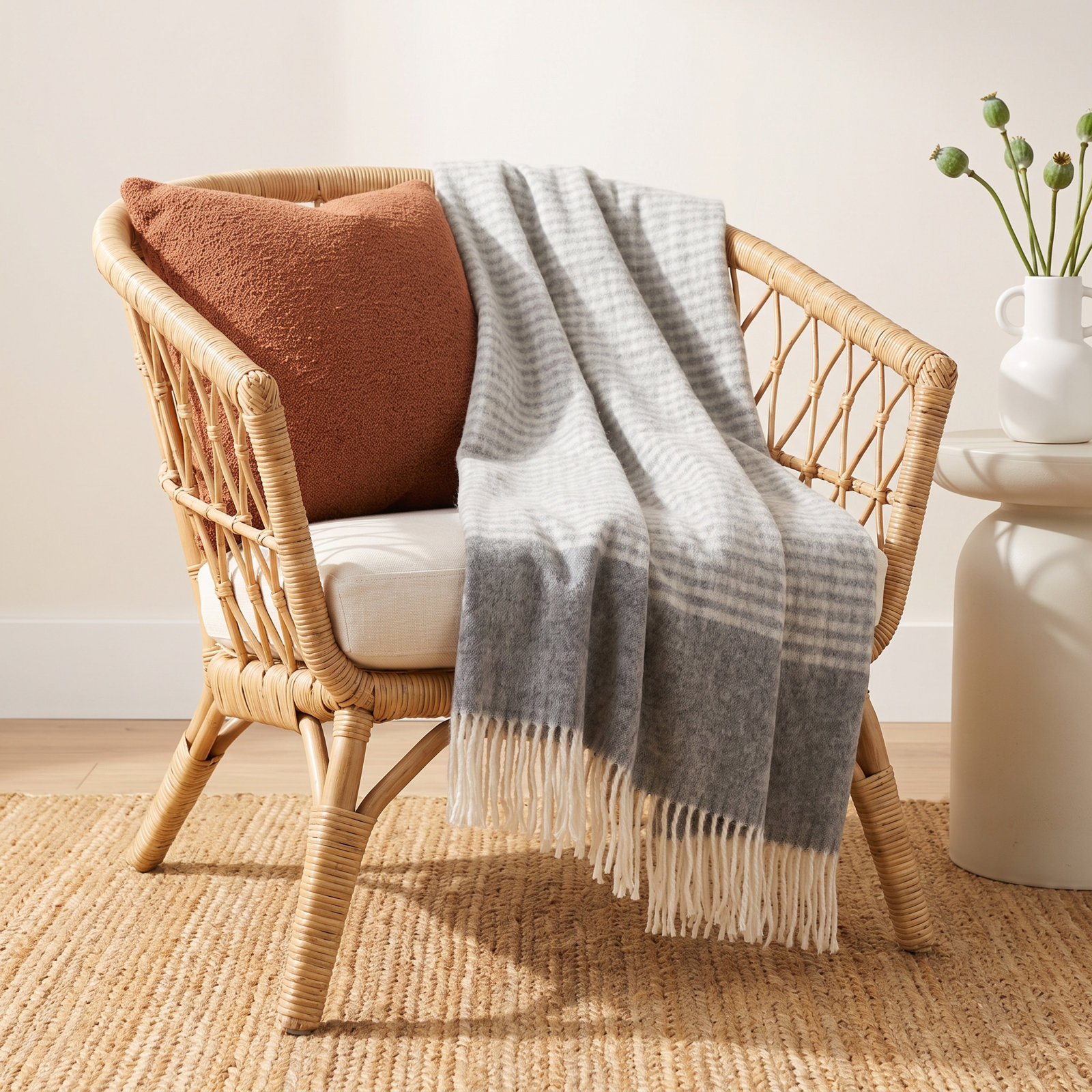 Bond Wool Throw Blanket