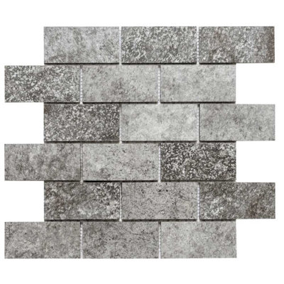 Carreau de mosaïque en porcelaine 2 po x 4 po The Wilds