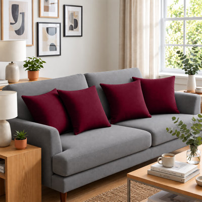 Soft Premium Microfiber Dyed Cushion Cover
