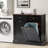 Havant Tilt Out Trash Cabinet, Wooden 20 Gallons Free Standing-101920074