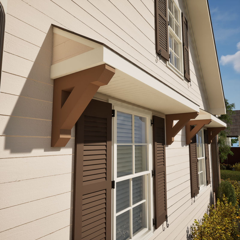 3 1/2"W x 22"D x 30"H Traditional Slat Smooth Bracket, Douglas Fir, Douglas Fir, 30" H x 3.5" W x 22" D
