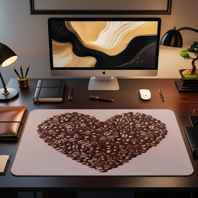 Polyester Desk Pad, 23.6x13.8