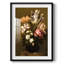 Motif floral rétro - impression encadrée-1744850378