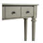 Table d'entrée avec 4 tiroirs, console rétro avec tablette ouverte pour les entrées, les salons et les couloirs (gris délavé)-1530890715