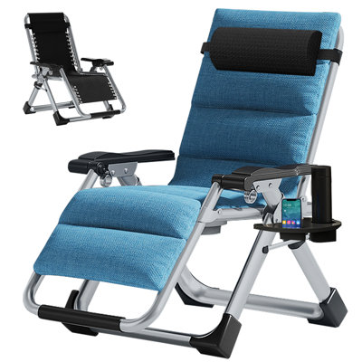 Fauteuil inclinable zéro gravité avec coussin Daisie-Mae
