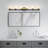 50'' 6-Light Black & Gold Bathroom Vanity Light with Glass Shade-806497666-866321954