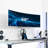 White Single Monitor Wall Mount