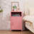 Katarra 26'' Tall Metal Nightstand Storage Cabinets With Lock-804624991