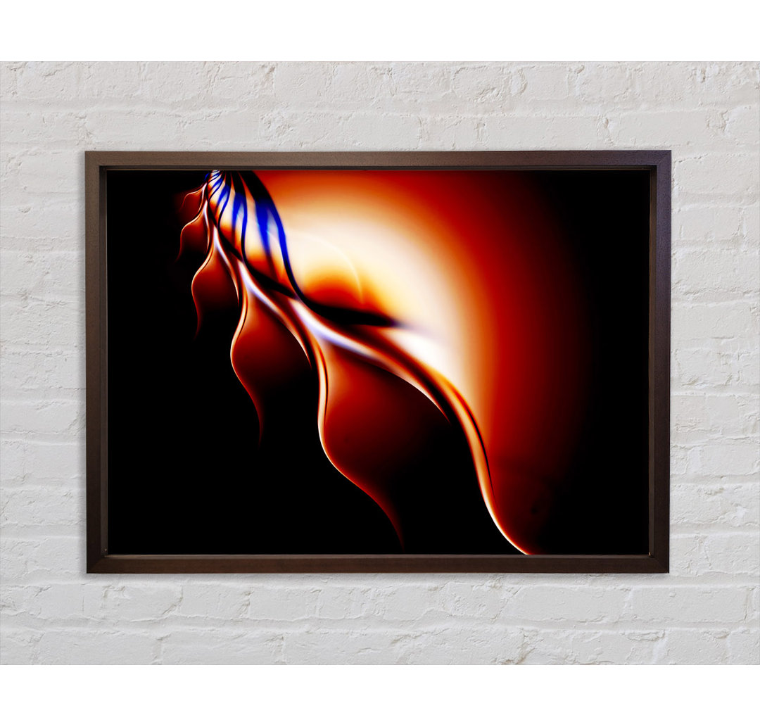 Flames Of Passion - Einzelne Bilderrahmen Kunstdrucke auf Leinwand