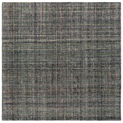 Abstract Hand Tufted Performance Solid Color Indoor Rug