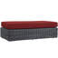 Repose-pieds d'extérieur rectangulaire Sunbrella Modway Summon-35813350