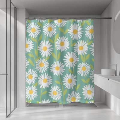 Sweet Daisy Ultra-Thin Lightweight Shower Curtain