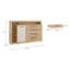 160.5 cm W Chest of 4 Drawers