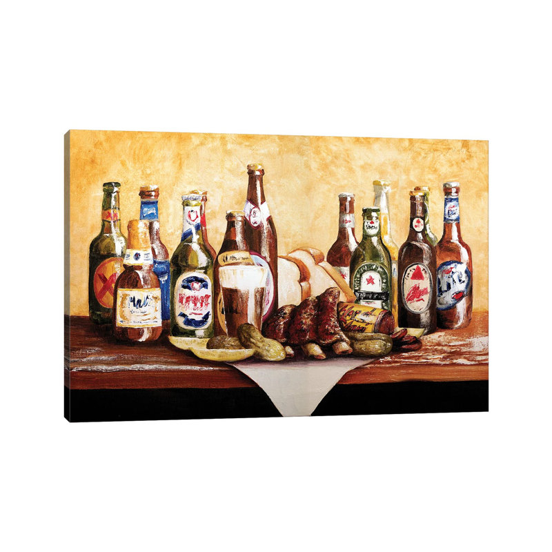 «Bar-B-Cutie» par Malenda Trick - peinture sur toile tendue, H 8 po x l 12 po x P 0,75 po
