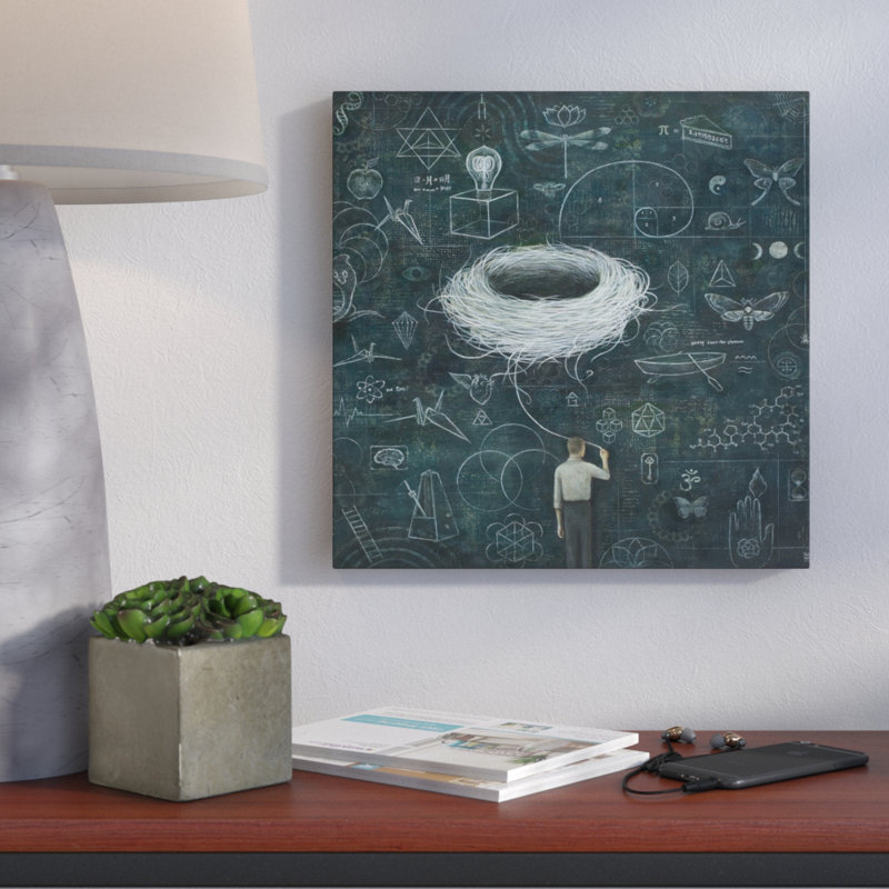 « drafting distendue nesting », reproduction d’impression sur toile, H 24 po x l 24 po x P 2 po