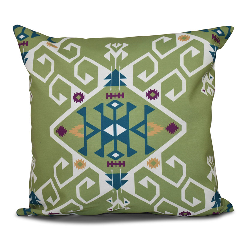 Housse de coussin et insert Happy Hippy, H 20 po x l 20 po, Vert