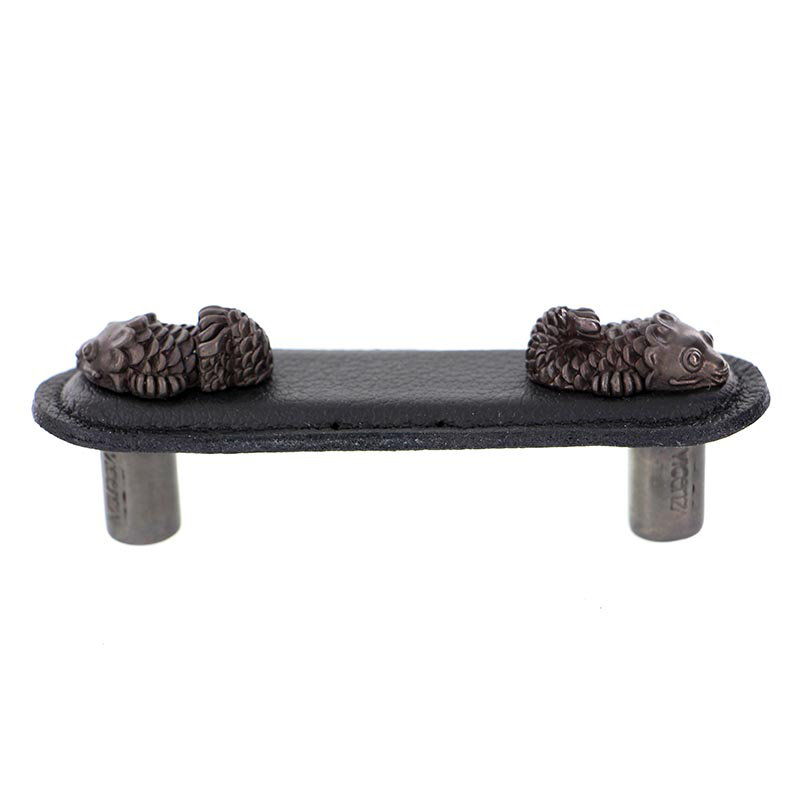 Pollino Bar / Handle Pull, 6", Oil-Rubbed Bronze/Black