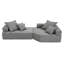 Canapé modulaire surdimensionné surdimensionné, ensemble de canapé de plancher Boucle de luxe, canapé convertible compressé, canapé spacieux rempli de mousse, combinaison libre,-1784856020-1784856021-1784856022