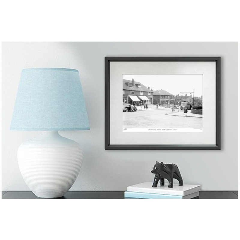 Swinton, Toll-Bar Corner C1955 by Francis Frith - Single Picture Frame Print, 40cm H x 50cm W x 2.3cm D