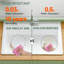 33" L x 22" W Fireclay Drop In Kitchen Sink 1 Hole, Topmount Single Bowl White for Kitchen, Included 2 Custom Accessories
