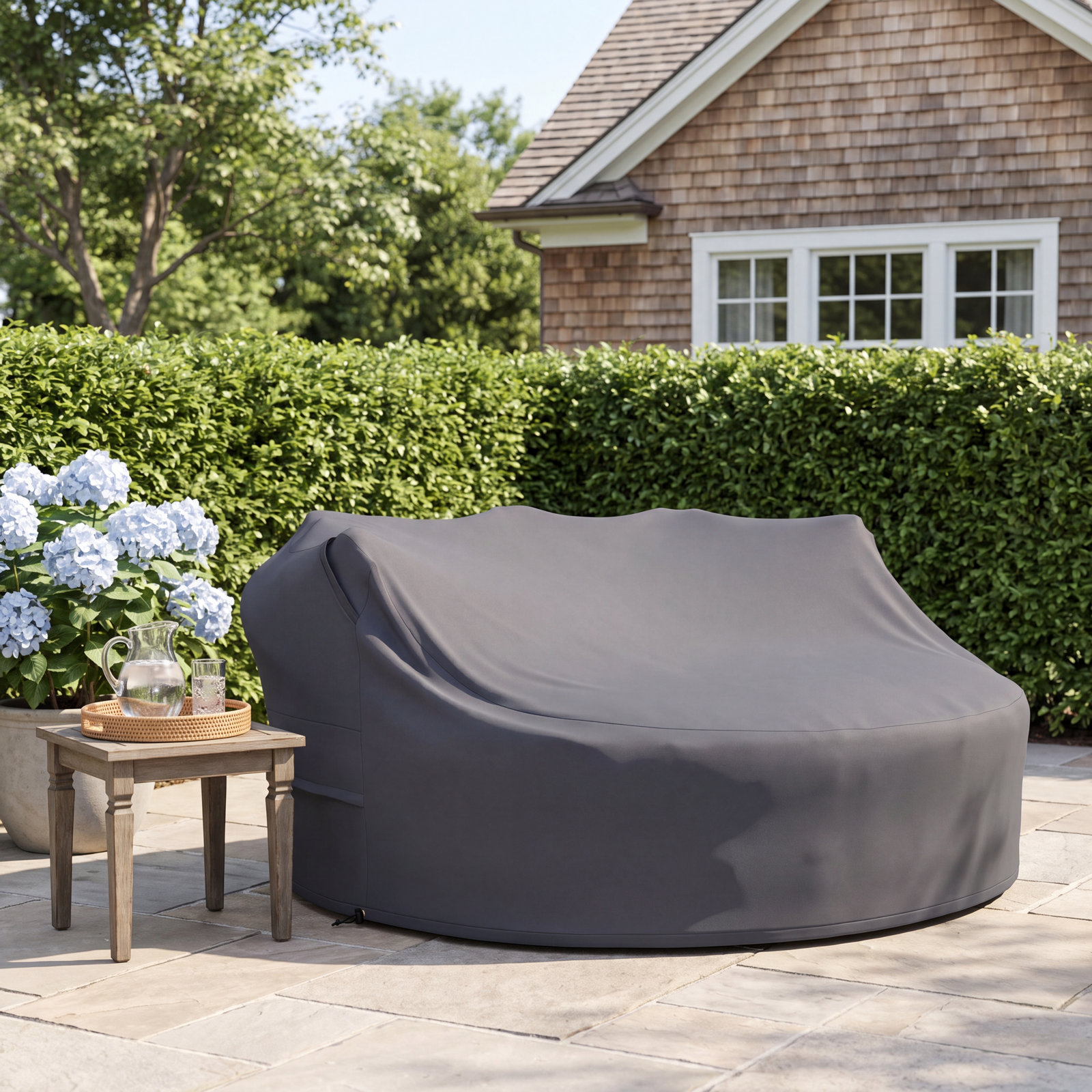 67" Circle Outdoor Patio Daybed Cover