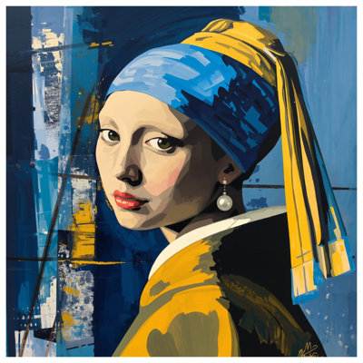 Girl With Pearl Earring Double Sided Throw Pillows