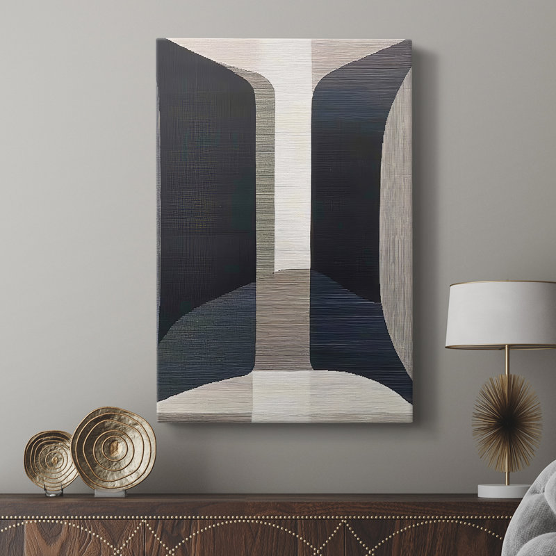 Série ABSTRACT DCLIX - Cavas de galerie sur mesure, H 60 po x l 40 po