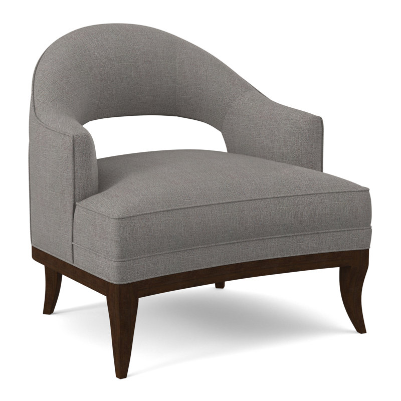 Fauteuil Mariposa, Noyer américain, Kinsley Sky Viscose