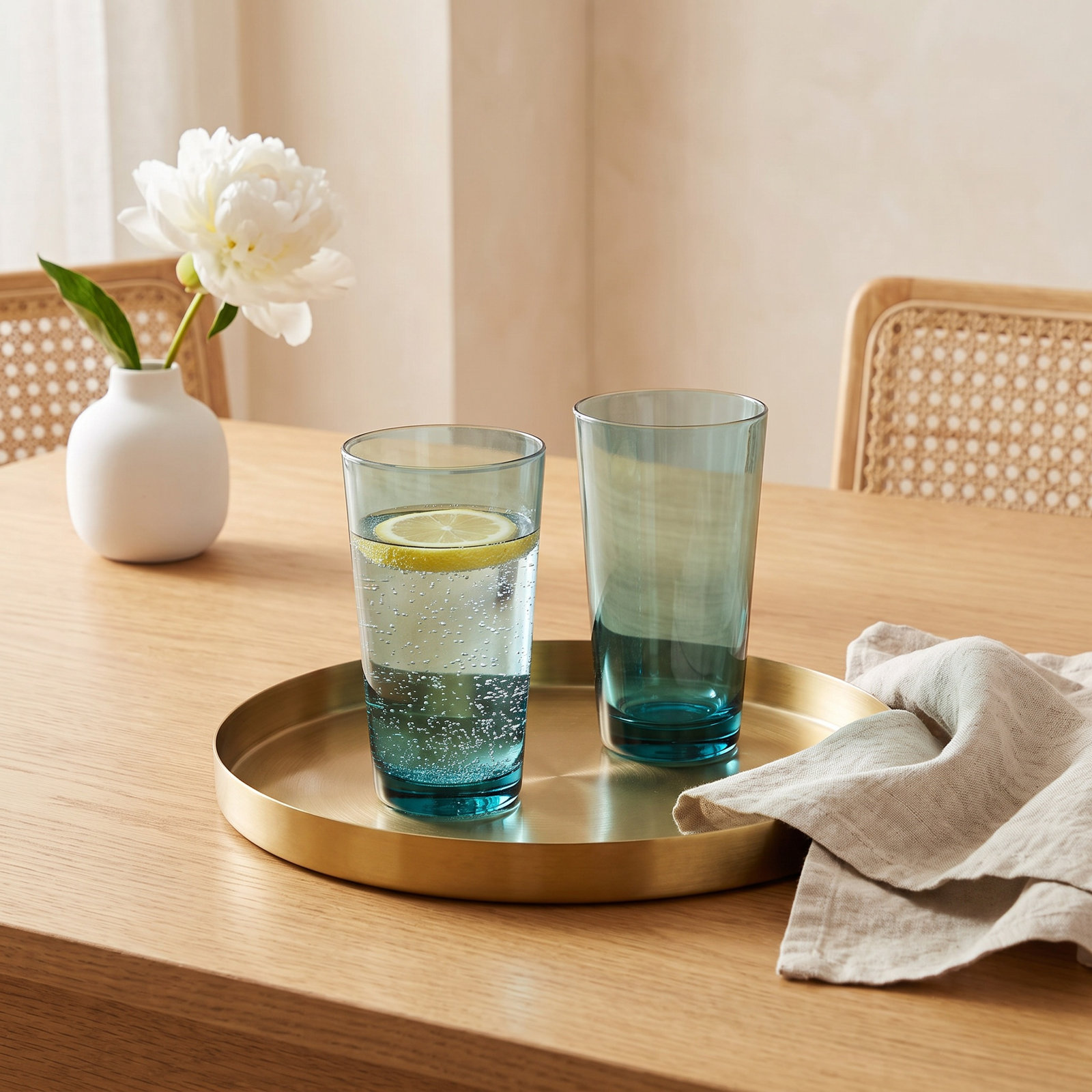 Elton Drinking Glass, Sage