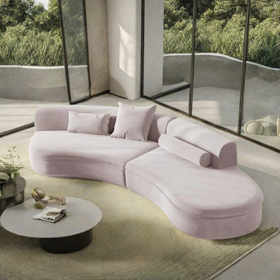 Light Luxury Curved Style Sofa
