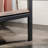 Sauder Nova Loft Accent Storage Cabinet With Tilted Shelves, Durable Metal Frame, And Versatile Home Placement