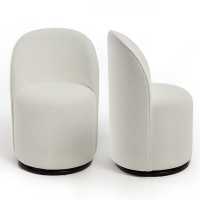 Fauteuil demi-tonneau rembourré pour la cuisine et la salle à manger