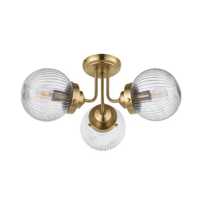 Glass Flush Mount