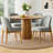 Hillier Linen Blend Parson Chairs with Solid Wood Legs -1104132768