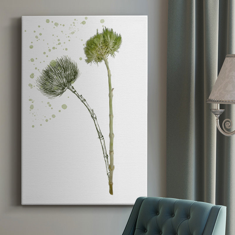 «Botany Flower V», impression sur toile tendue, H 18 po x l 12 po x P 1 po
