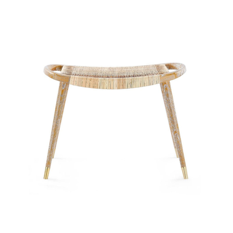 Jerome Vanity Stool, Natural